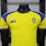 Player Version Sweden 2026 Home Authentic Jersey