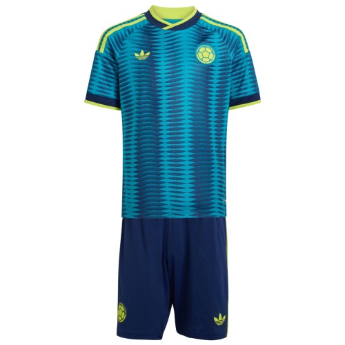 Kids Colombia 2026 Away Jersey and Short Kit