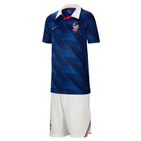 Kids France 2026 Home Jersey and Short Kit