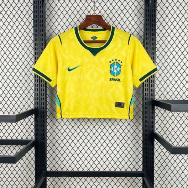 Player Version Women's Brazil 2026 Home Cropped Jersey