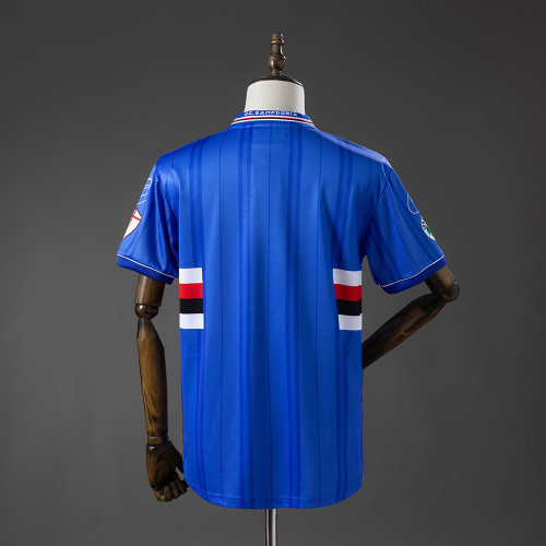 Sampdoria 2000/2001 Home Retro Jersey
