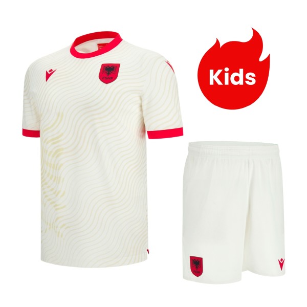 Kids Albania 2026 Away Jersey and Short Kit