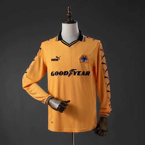 Wolves 1998/1999 Home Long Sleeve Retro Jersey