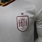 Player Version Spain 2026 Away Long Sleeve Authentic Jersey