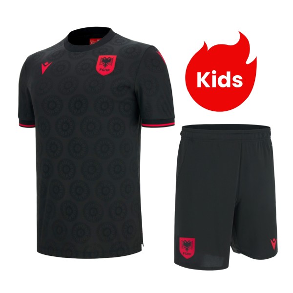 Kids Albania 2026 Third Jersey and Short Kit