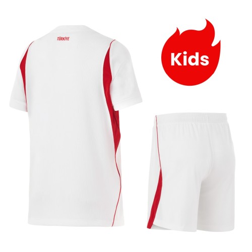 Kids Türkiye 2026 Away Jersey and Short Kit