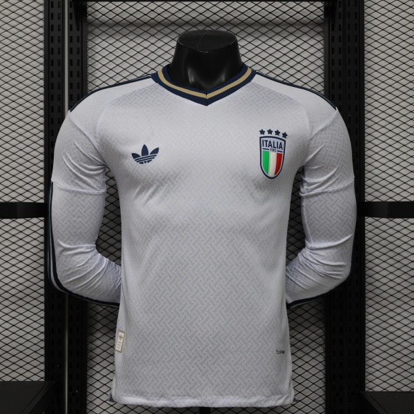 Player Version Italy 2026 Away Long Sleeve Authentic Jersey