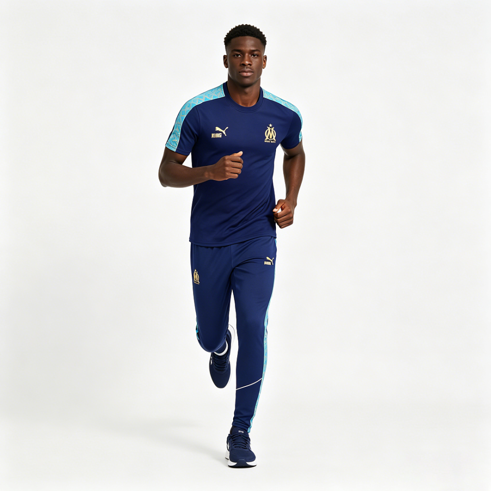US$ 29.99 - Olympique Marseille 26/27 Training Shirt and Pants Set