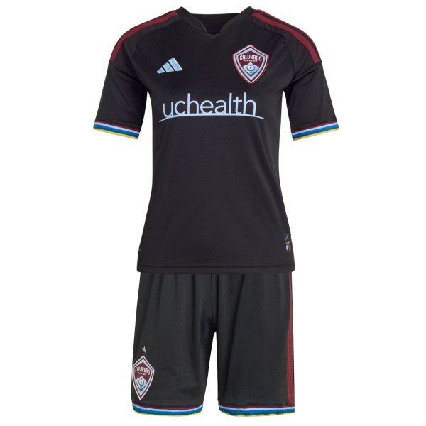 Kids Colorado Rapids 2026 Home Jersey and Short Kit