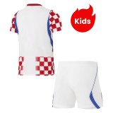 Kids Croatia 2026 Home Jersey and Short Kit