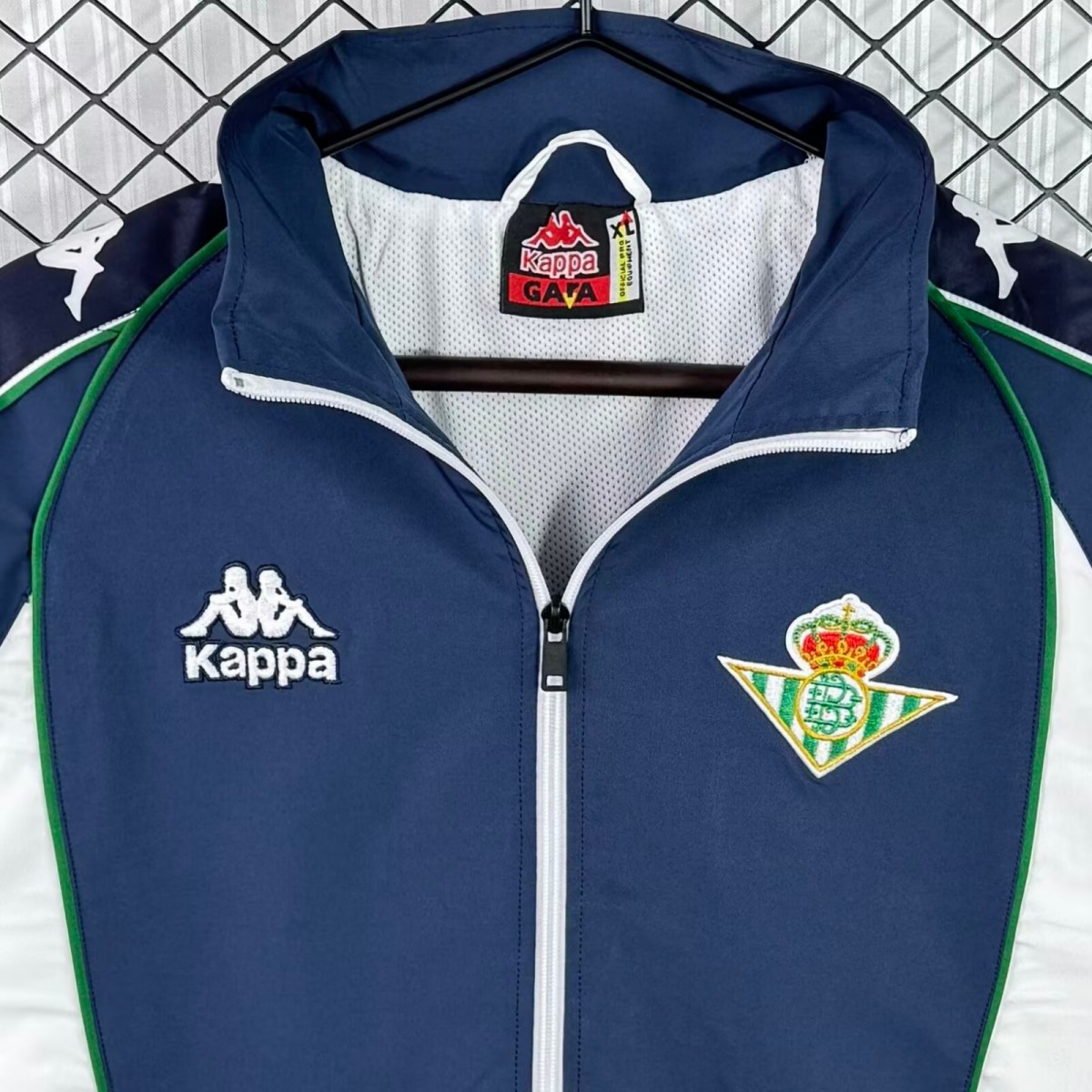 Kappa REAL BETIS ジャケット X LARGE 2005-06 Real Betis Kappa Track Jacket - 5/10 - (XL)