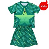 Kids France 2026 Goalkeeper Jersey and Short Kit