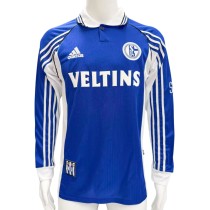 Schalke 04 1998/2000 Home Long Sleeve Retro Jersey
