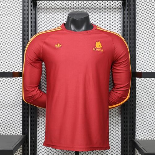 Thai Version AS Roma 26/27 OG Lifestyler Long Sleeve Jersey
