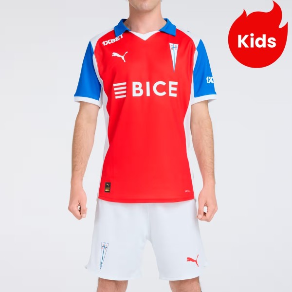 Kids Universidad Católica 2026 Away Jersey and Short Kit