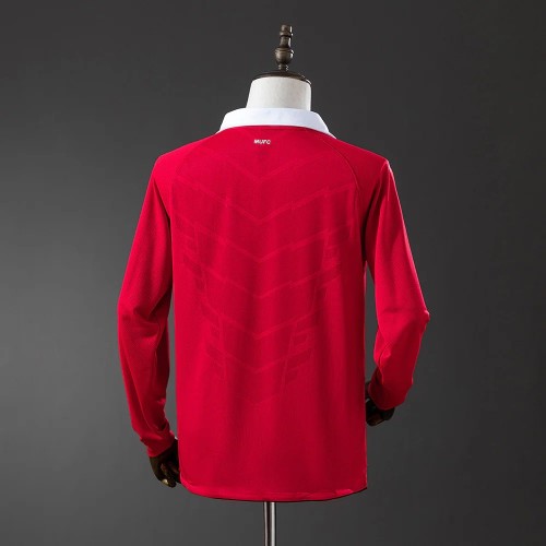 MUFC 2010/2011 Home Long Sleeve Retro Jersey