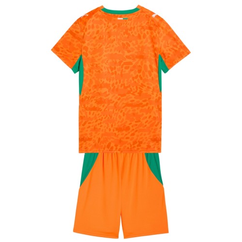 Kids Ivory Coast 2026 Home Jersey and Short Kit