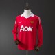MUFC 2010/2011 Home Long Sleeve Retro Jersey