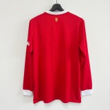 MUFC 2021/2022 Home Long Sleeve Retro Jersey