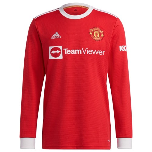 MUFC 2021/2022 Home Long Sleeve Retro Jersey