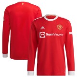 MUFC 2021/2022 Home Long Sleeve Retro Jersey