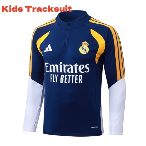 Kids Real Madrid 26/27 Half-Zip Training Sweatshirt and Pants Set E26031