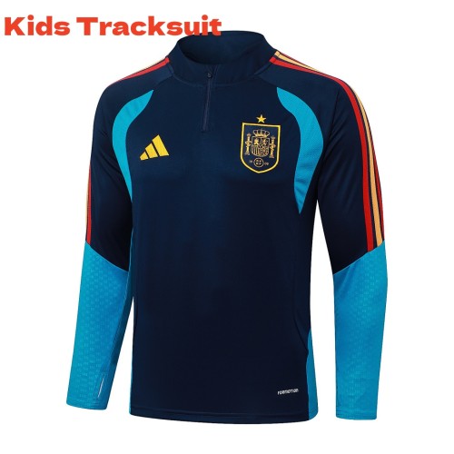 Kids Spain 26/27 Half-Zip Training Sweatshirt and Pants Set E26024