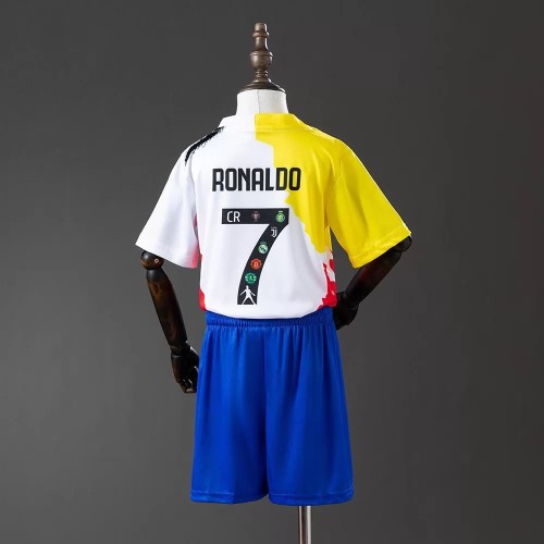 Kids Cristiano Ronaldo Special Jersey and Short Kit