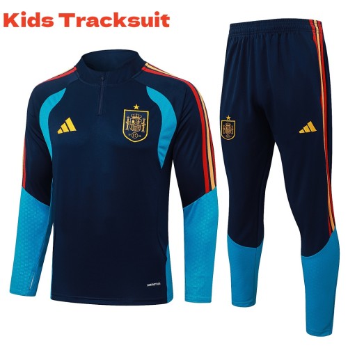 Kids Spain 26/27 Half-Zip Training Sweatshirt and Pants Set E26024