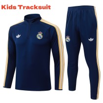 Kids Real Madrid 26/27 Half-Zip Training Sweatshirt and Pants Set E26036