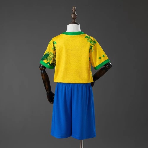 Kids Brazil 2026 Special Jersey and Short Kit