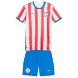 Kids Paraguay 2026 Home Jersey and Short Kit