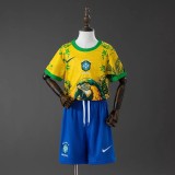Kids Brazil 2026 Special Jersey and Short Kit