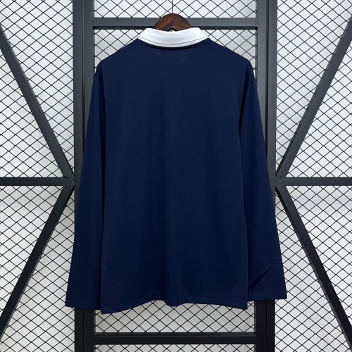 France 2014 Home Long Sleeve Retro Jersey