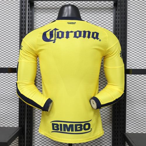 Player Version Club América 26/27 Home Long Sleeve Authentic Jersey
