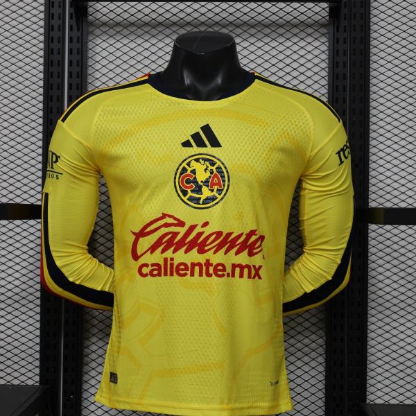 Player Version Club América 26/27 Home Long Sleeve Authentic Jersey