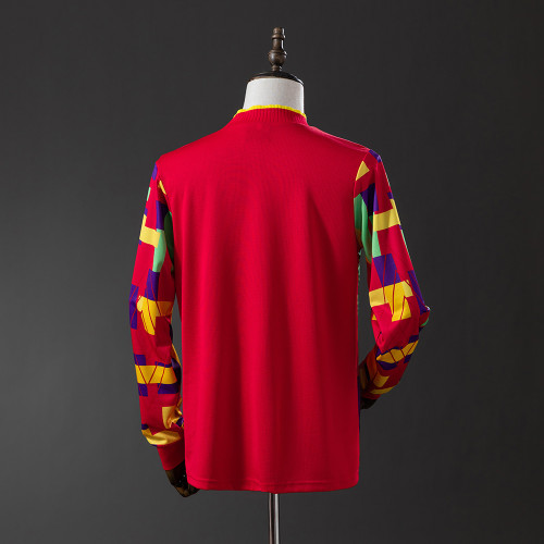 England 1995/1996 Goalkeeper Long Sleeve Retro Jersey