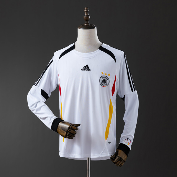 Germany 2006 Home Long Sleeve Retro Jersey
