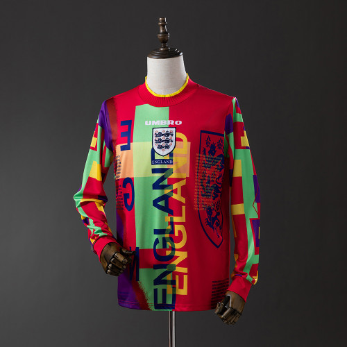 England 1995/1996 Goalkeeper Long Sleeve Retro Jersey