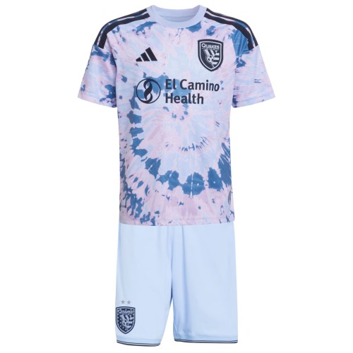 Kids San Jose Earthquakes 2026 Away Jersey and Short Kit