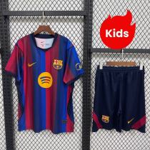 Kids Barcelona 26/27 Home Jersey and Short Kit