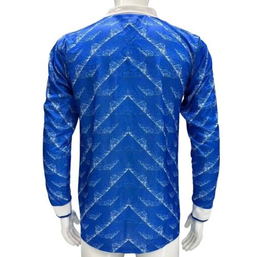 Karlsruher SC 1989/1990 Home Long Sleeve Retro Jersey