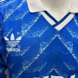 Karlsruher SC 1989/1990 Home Long Sleeve Retro Jersey