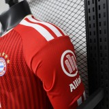 Player Version Bayern Munich 26/27 Home Long Sleeve Authentic Jersey