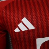 Player Version Bayern Munich 26/27 Home Long Sleeve Authentic Jersey