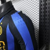 Player Version Inter 26/27 Home Long Sleeve Authentic Jersey