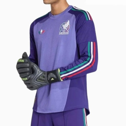 Thai Version Mexico 2026 Away Long Sleeve Goalkeeper Jersey