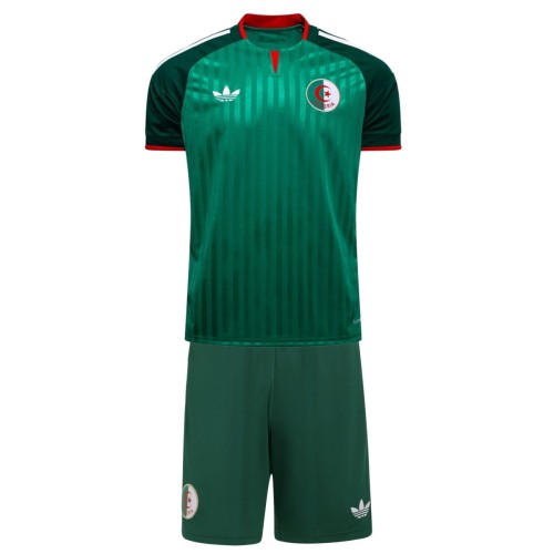 Kids Algeria 2026 Away Jersey and Short Kit