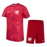 Kids Poland 2026 Away Jersey and Short Kit