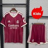 Kids Real Madrid 26/27 Third Jersey and Short Kit